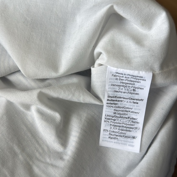 J. Crew blue/white stripe seersucker button front tank straps lined midi Size 18 - Picture 8 of 8